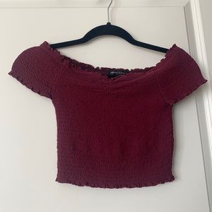 Off the shoulder crop!